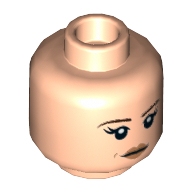 Lego hlava, tělová světlá (6163442)